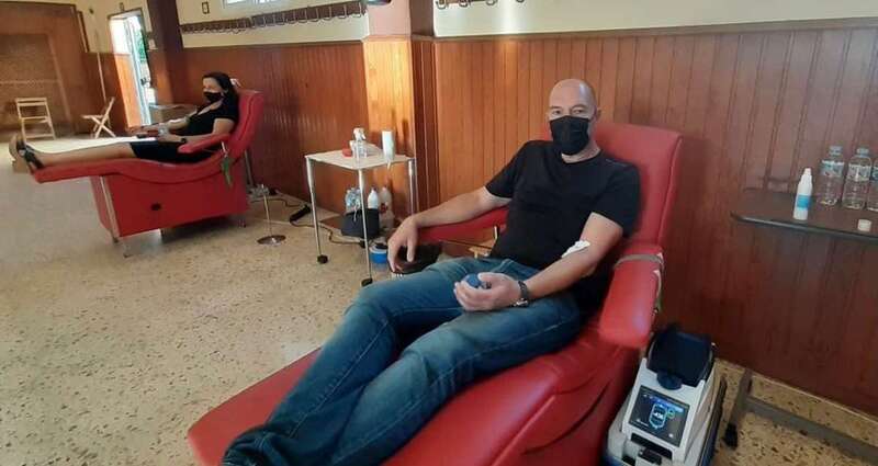 Donante de sangre/TA.